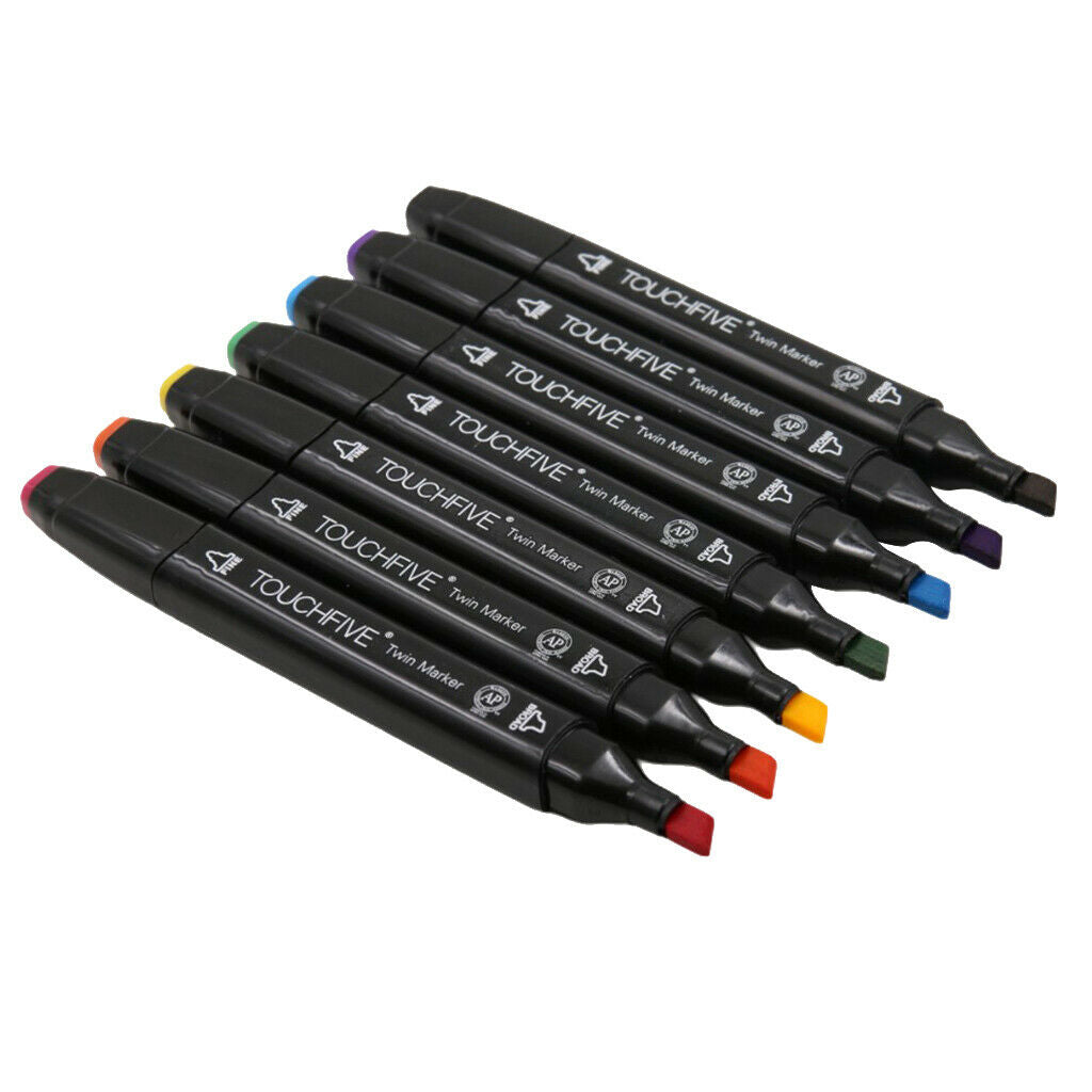 12x Oil Based Paint Markers Pen Dual Tip Art Permanent Paints Pen For Rock Glass