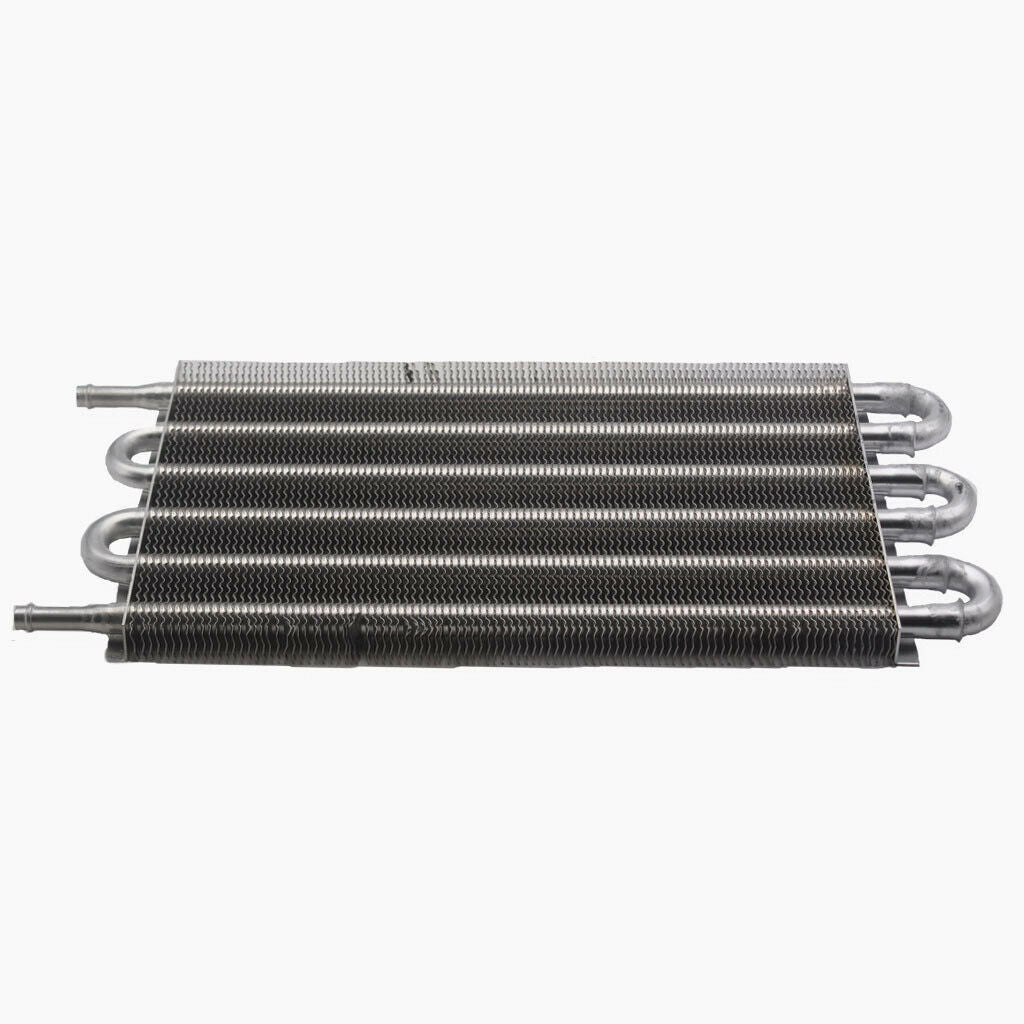 6 Row Car Radiator Remote Aluminum Transmission Oil Cooler + Hose