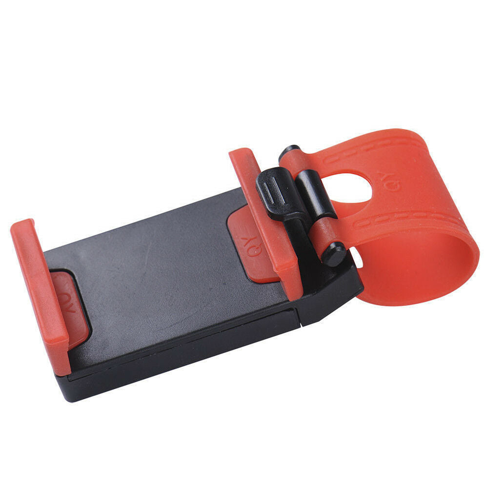1PC AUTO DECORATIVE ACCESSORIES Clip Car Steering Wheel Bicycle Handlebar Holder