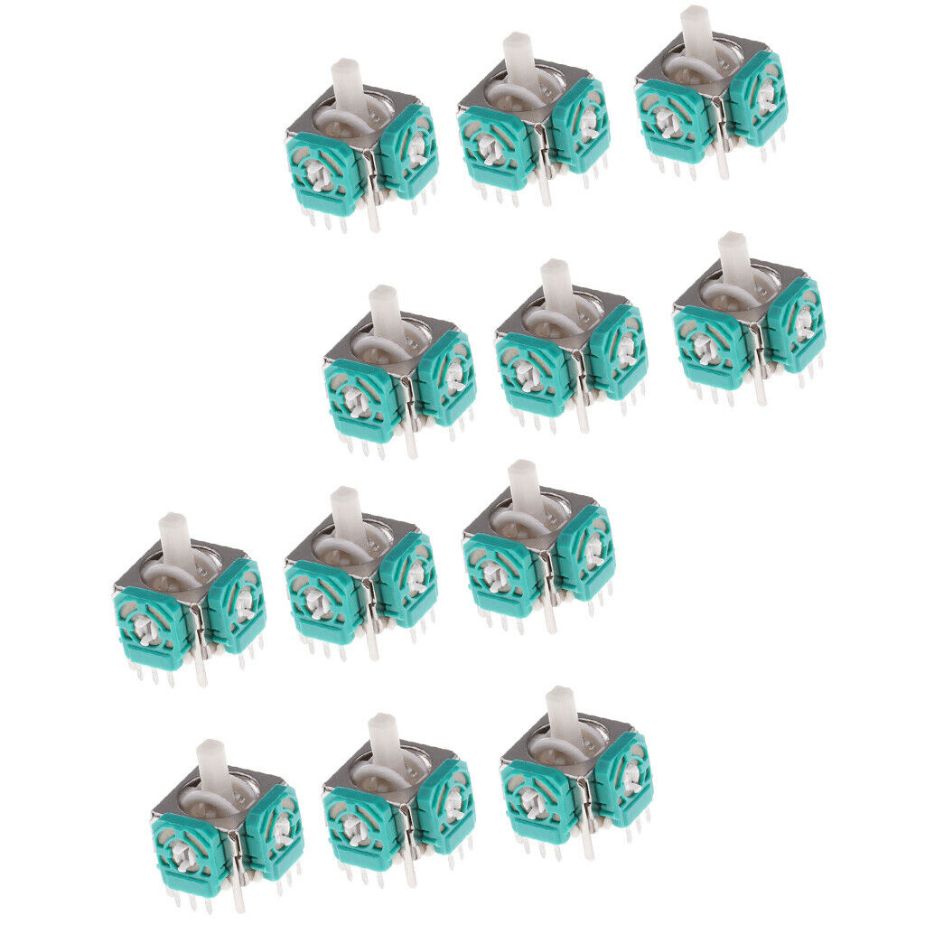 12x Analog Stick Buttons Replace Parts for Nintendo GameCube NGC Controller