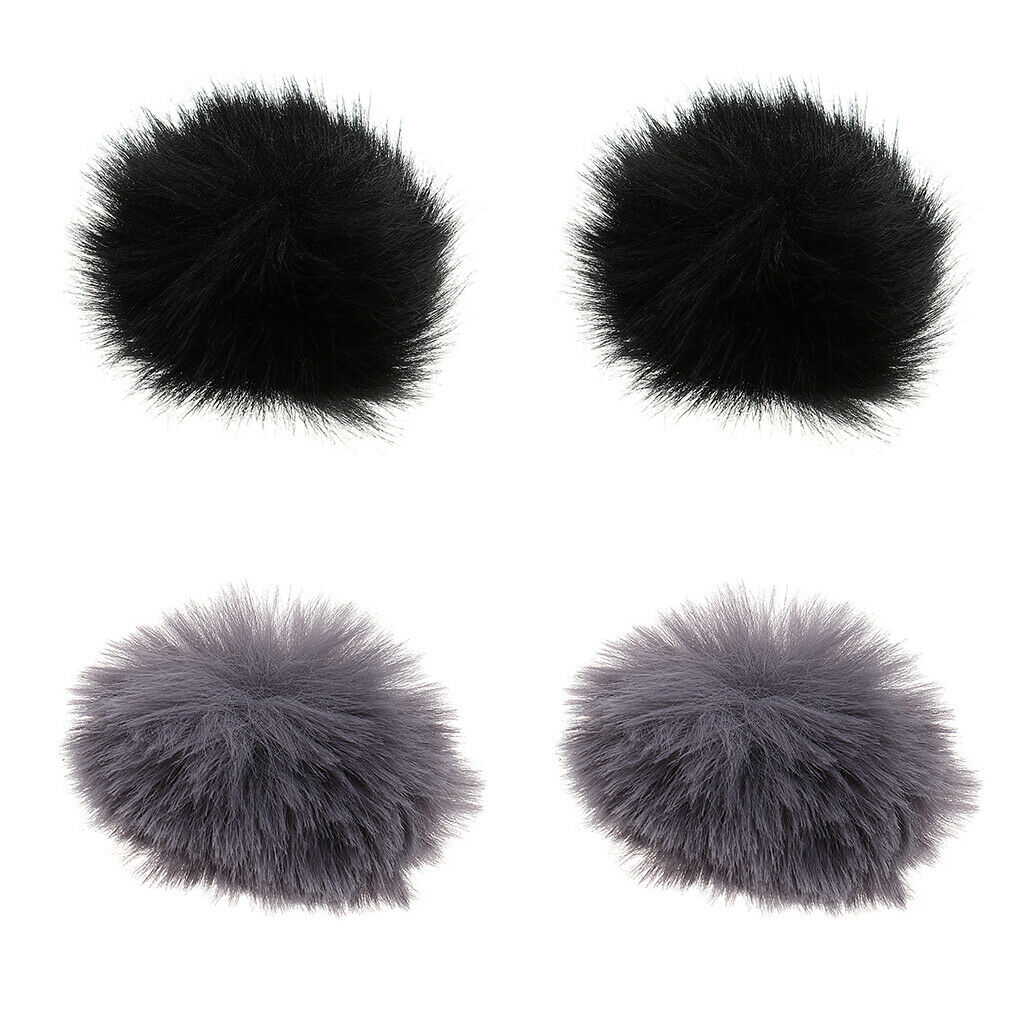 4pcs Microphone Windshield for Lapel Lavalier Microphone