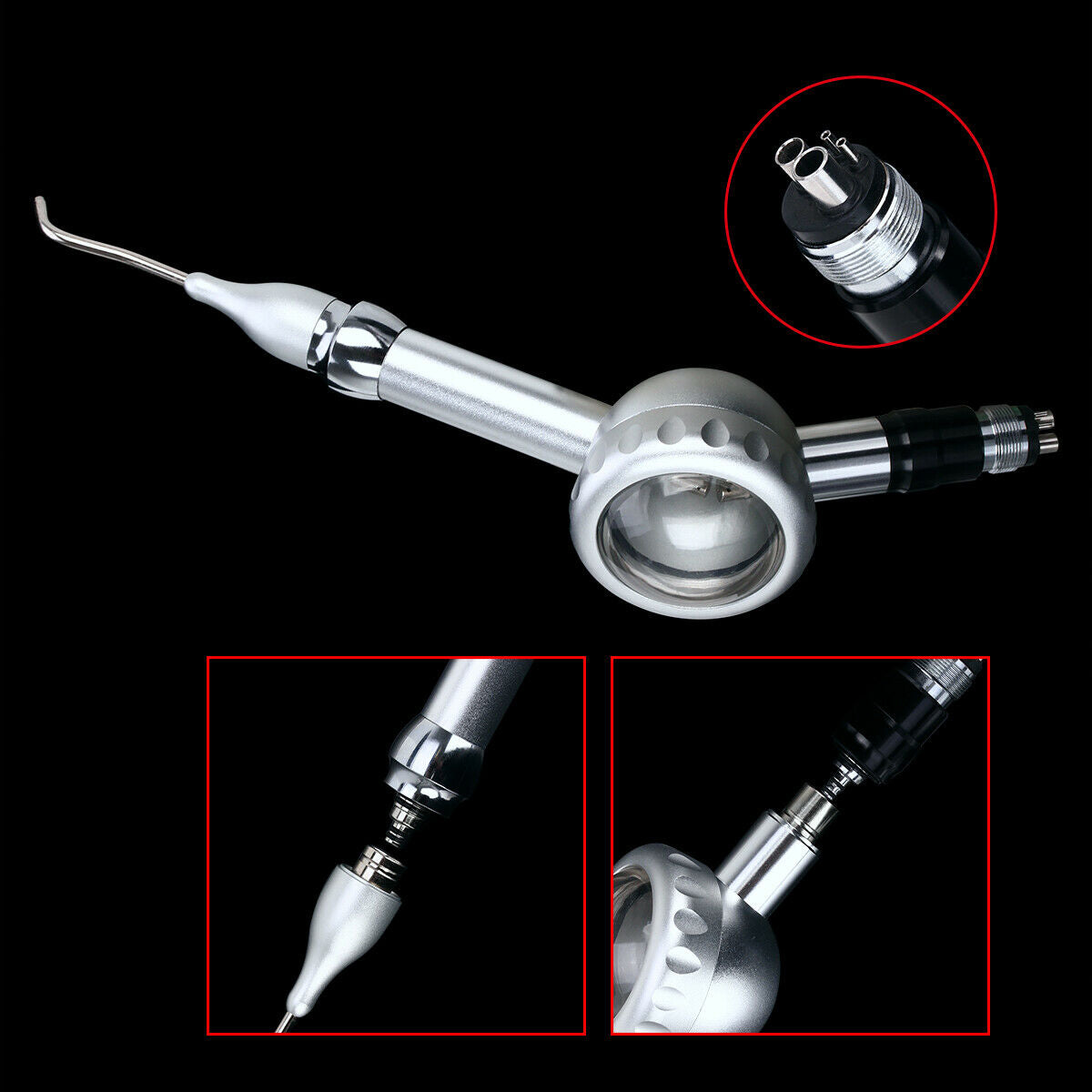 1PC Dental M4 Air Polishing Prophy Jet Hygiene Handpiece Polisher Quick Coupler