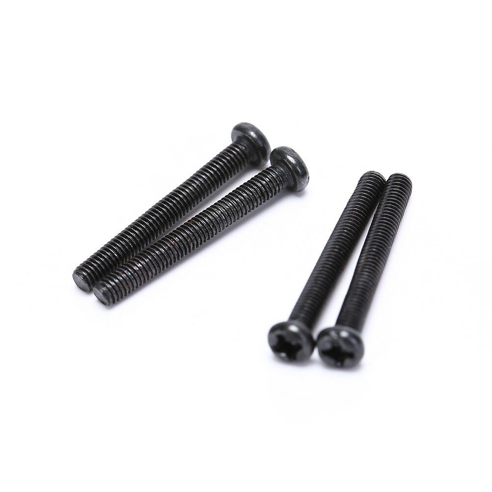 Guitar Humbucker Pickup Ring+Mounting Screws Set Kit Easy Install black c.l8