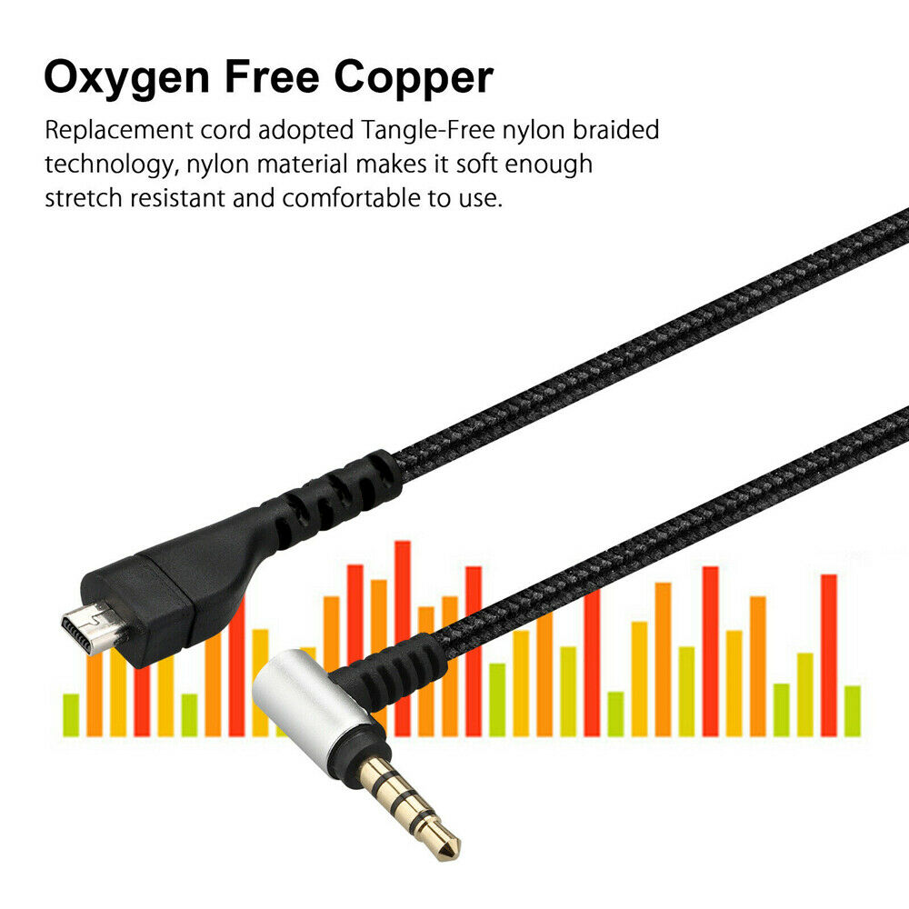Earphone Audio Cable Cord Replacement For SteelSeries Arctis 3 5 7 Pro Headset