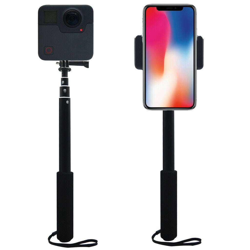 Selfie Stick Adjustable Telescopic Extendable Monopod Pole for Gopro Camera