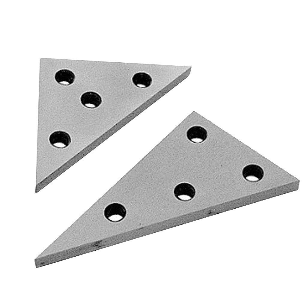 2Pcs/Set High Precision Angle block with 45/45/90 degree and 30/60/90 degree