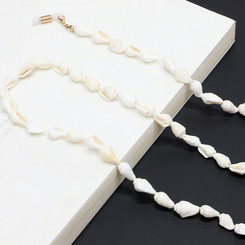Sunglasses Holder Chain Shell Reading Glasses Spectacles Neck Cord Metal StrapBD
