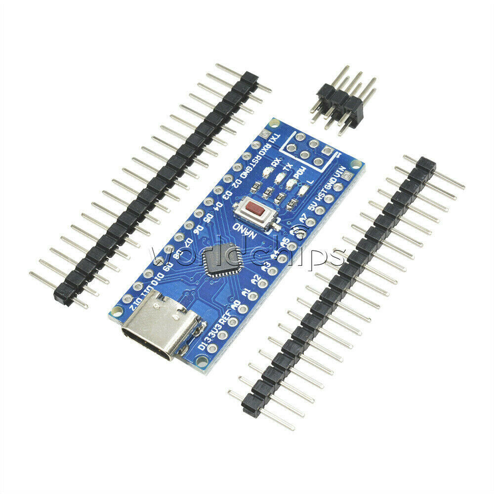 5PCS Type-C USB Nano V3.0 ATmega328 Micro-Controller 5V 16M CH340G Drive Arduino