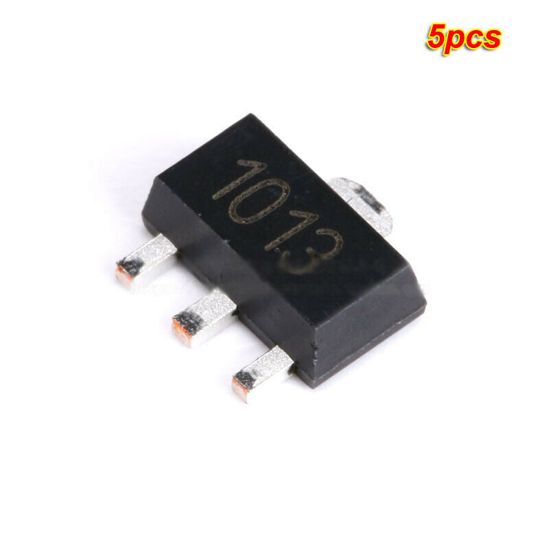 5pcs SMD Triode 2SA1013 silk screen 1013 SOT-89 PNP -160V/1A transistor