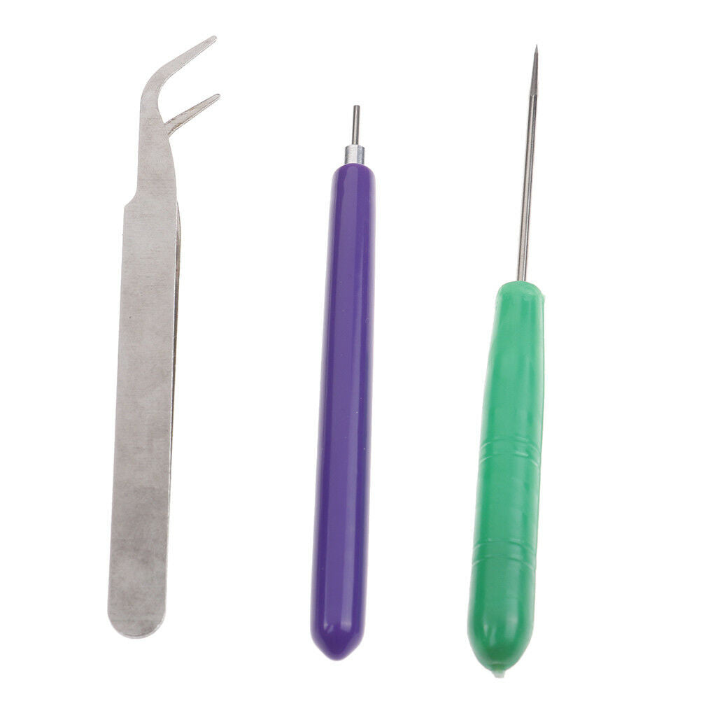 3Pcs paper DIY set quilling paper tools tweezer needle pins slotted pen t.l8