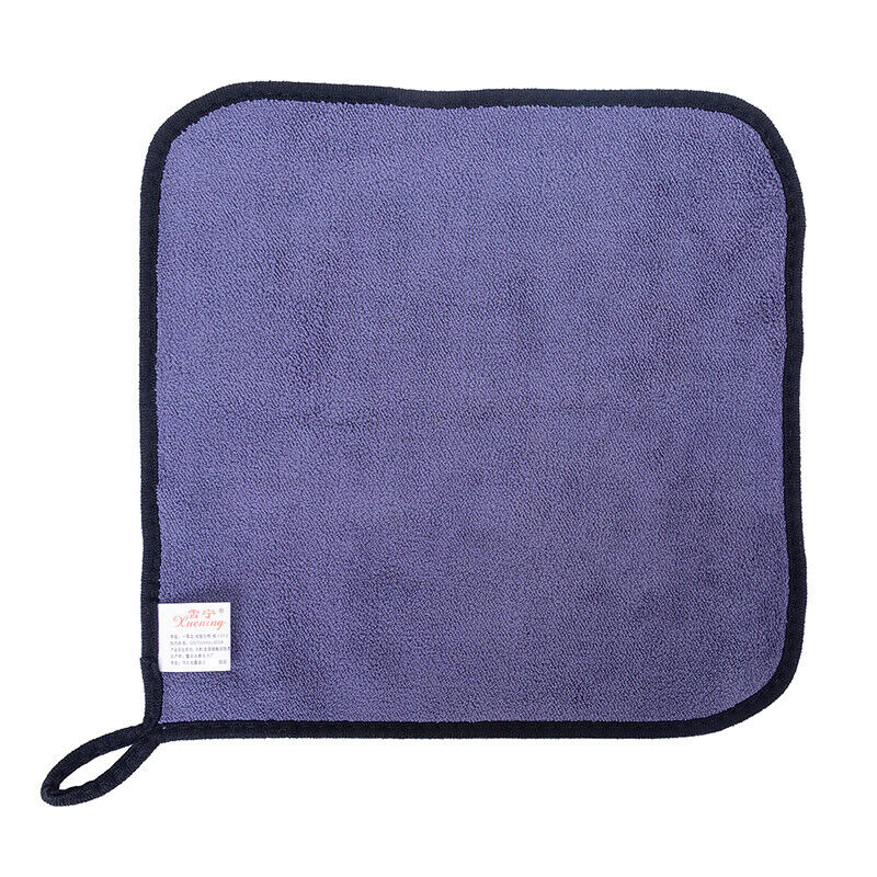 1PC Blue 600GSM Premium Plush Microfiber Towel Professional Wash Cleaning Drying