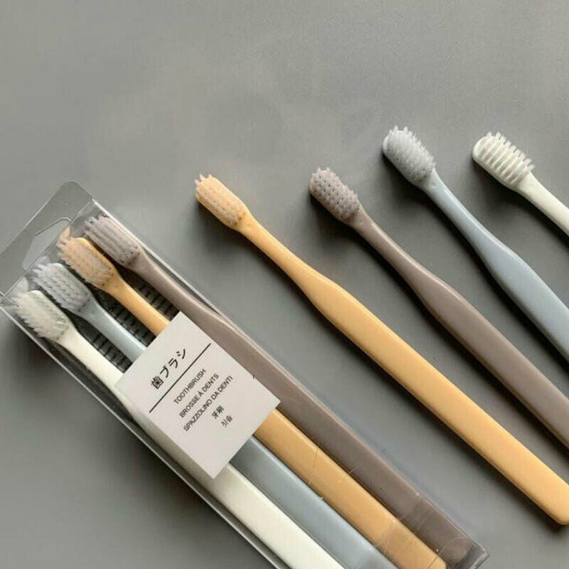 4PCS Soft Bristle Small Head Toothbrush Travel Brush Tooth Care Oral Hygi.l8