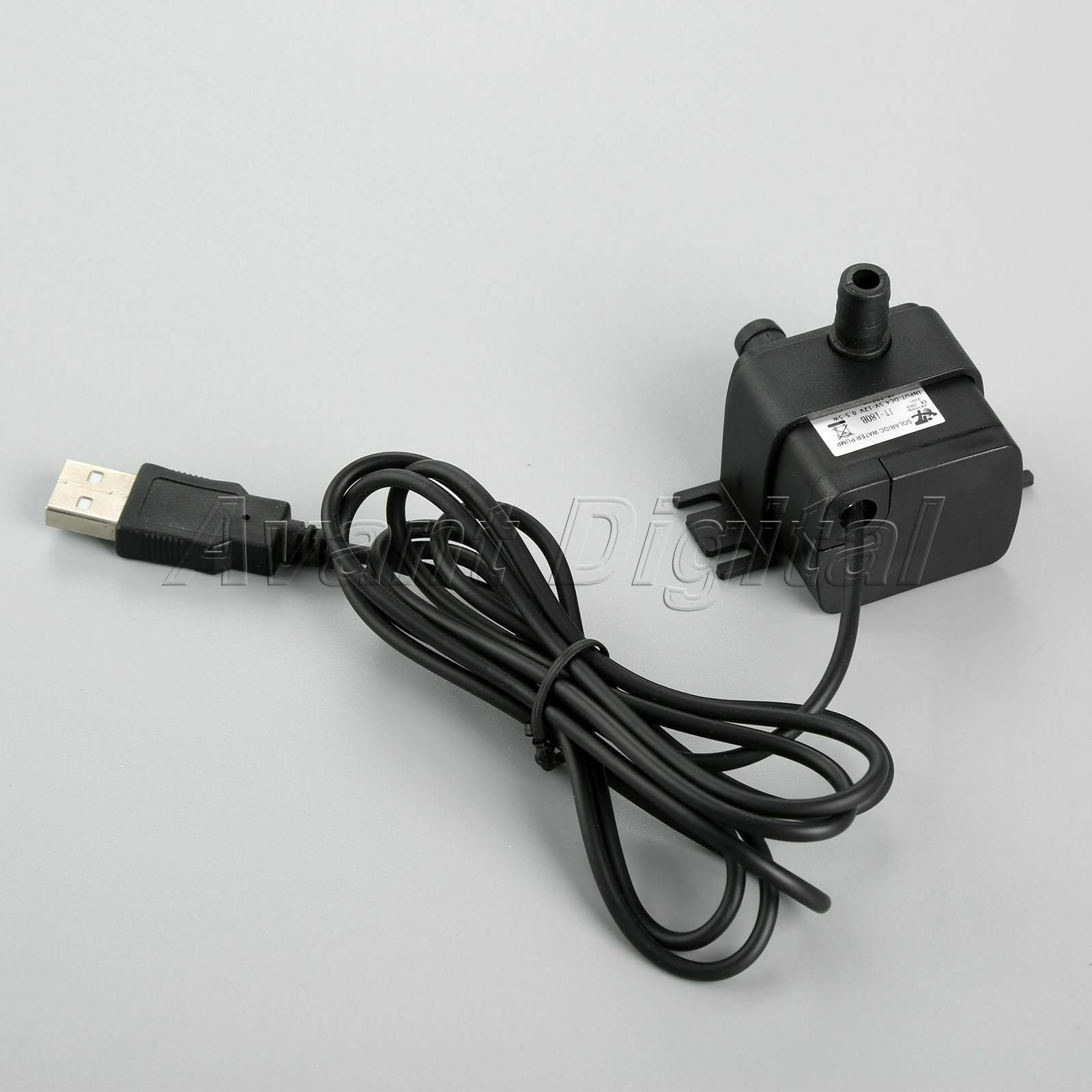 PC DC 12V Water Pump Brushless Motor Submersible Pump Wire w/ USB Interface