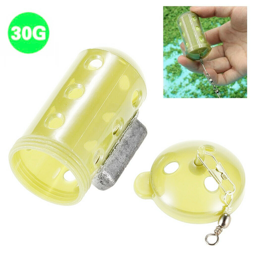 Carp Fishing Feeders Swim Feeders Maggot Feeder with Lead Sinker 30g/1.05oz