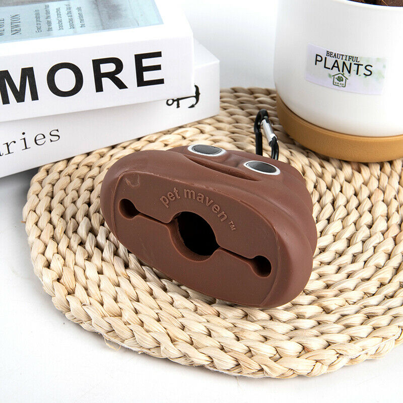 Pet Poop Bag Shit-shaped Dog Cat Waste Bags Portable Dog Poop Dispenser HoldFCA