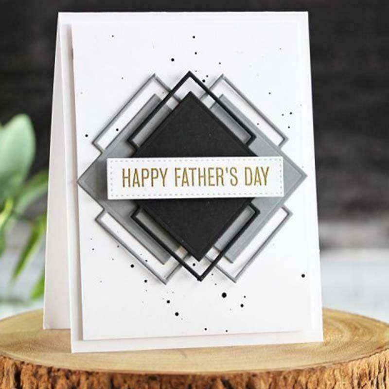 Rimmed DIY Metal Cutting Dies Stencil Scrapbooking Die Cuts Paper Card Decor