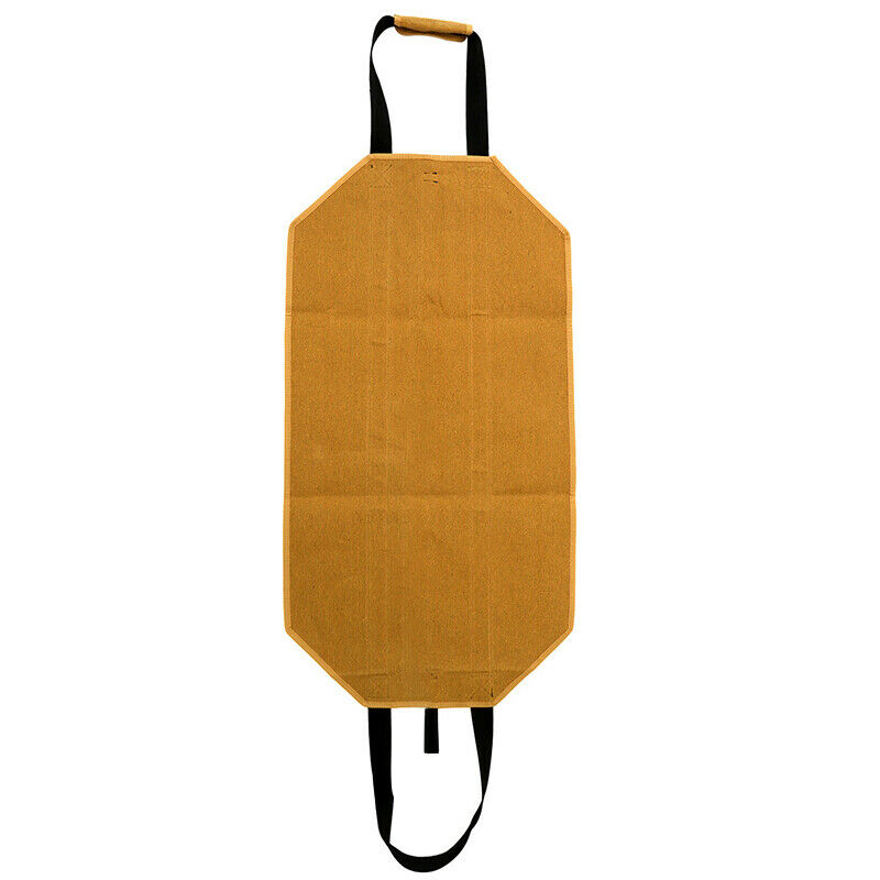 Waxed Canvas Log Carrier Bag, Water Resistant Firewood Carrying Bag Wood Tote HN