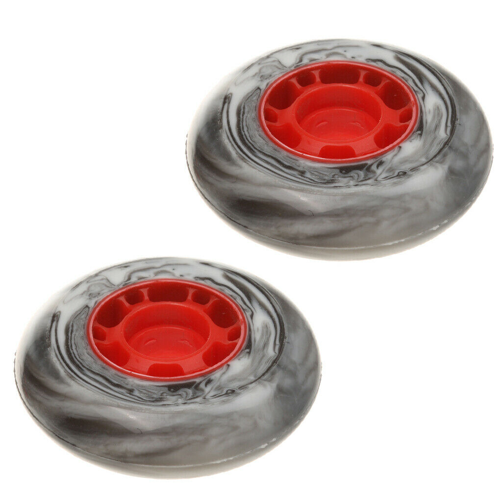 2X 2pcs Inline Roller Skates Replacement Wheels Bearing 80*24