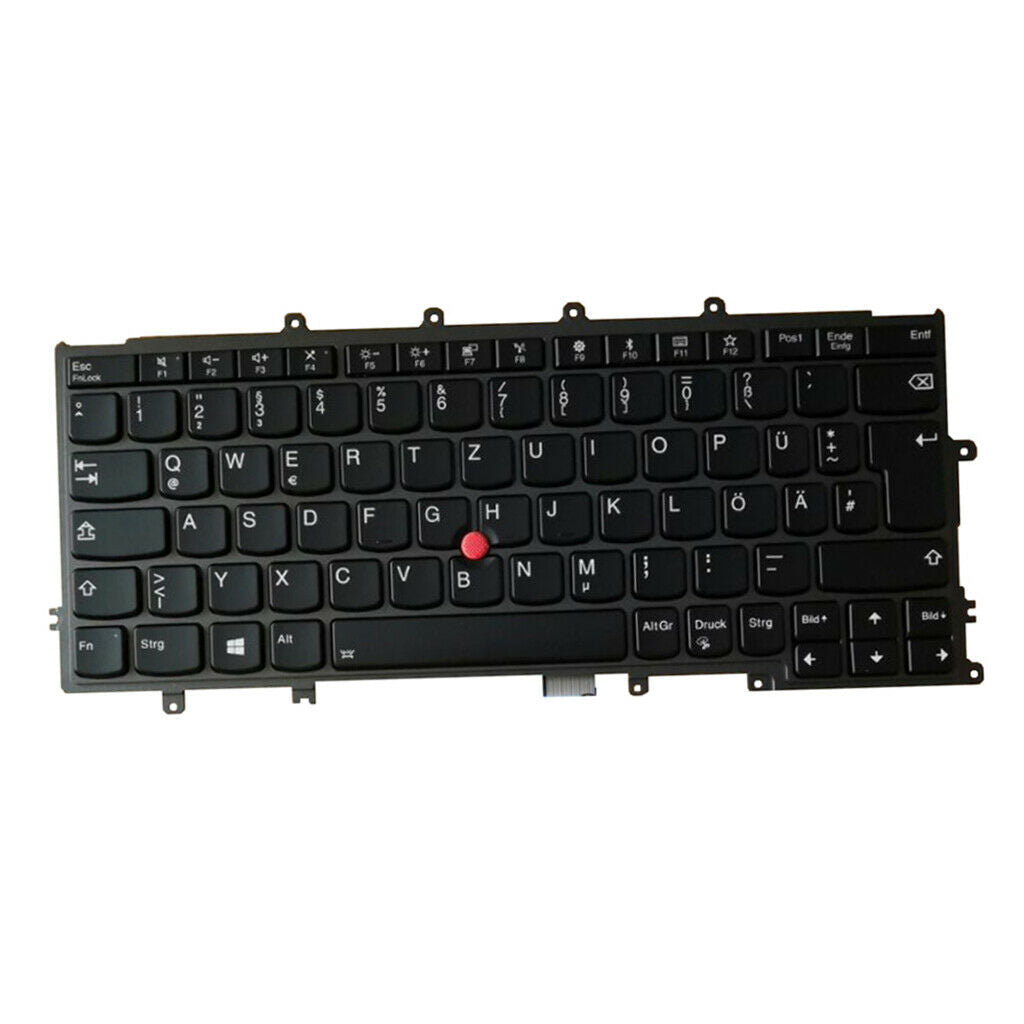 New Keyboard Backlight GER Layout for Lenovo Thinkpad X250 Series Black