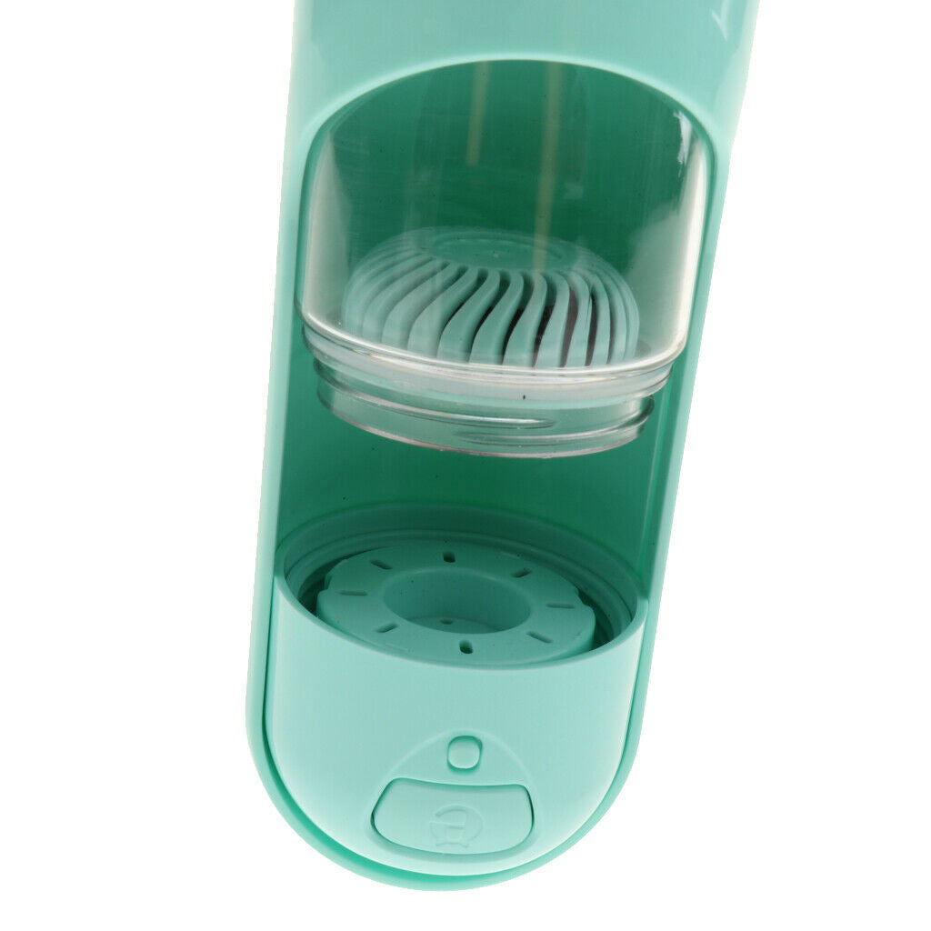 Dog Water Bottle Portable Pet Travel Leak Proof Outdoor Drinking Cup Green