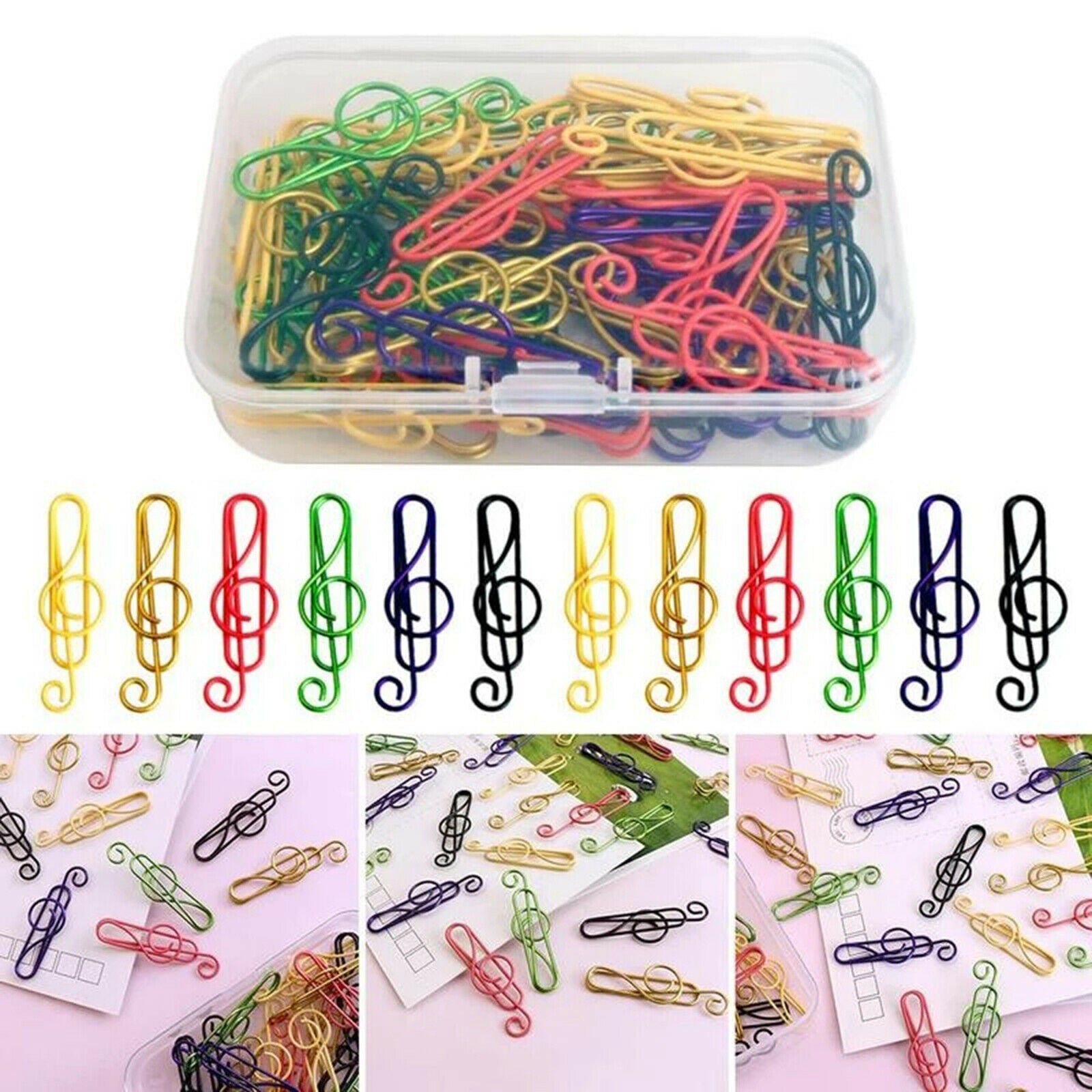 Paper Clip Paperclip Decorative Paper Clamp Document Mark Clips Accessories
