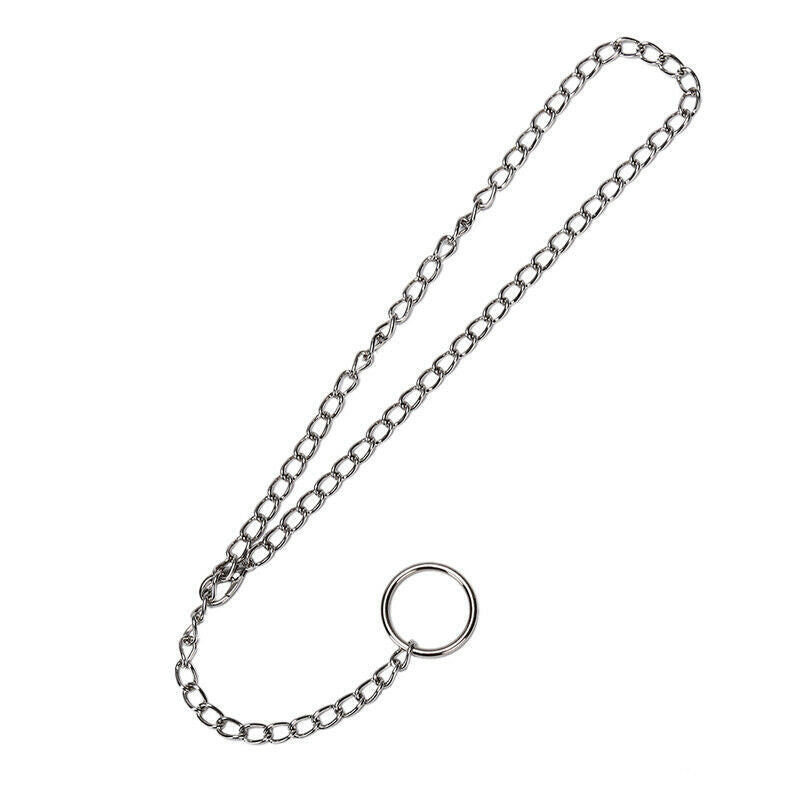 Punk Gothic Rock Round Metal Chain Choker Collar Necklace Pendant.l8