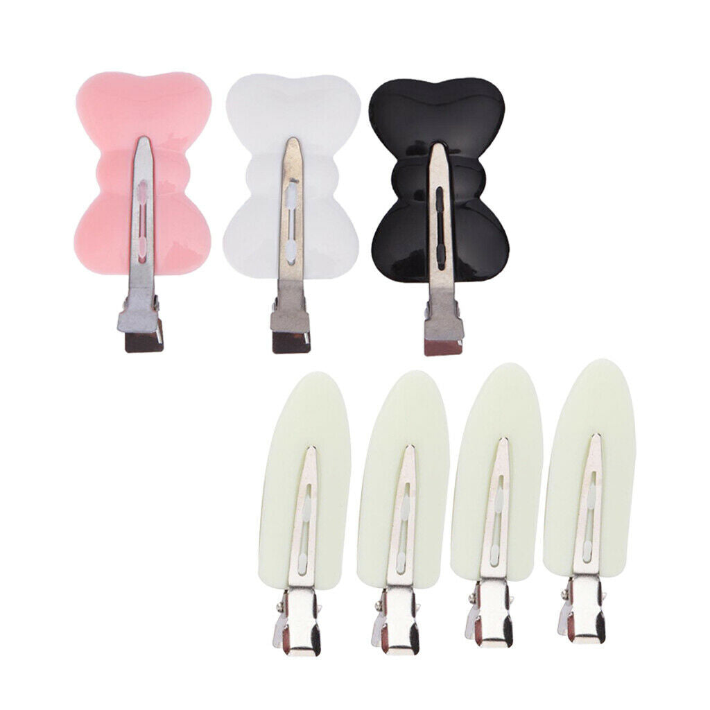 7Pcs Fashion No Bend Seamless Curl Pin Hair Clips for Bangs Hairstyle Makeup