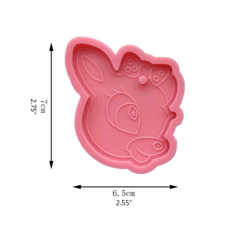 Diy Fawn Keychain Mold Epoxy Crystal Silicone Mold Customized Mold for Gift