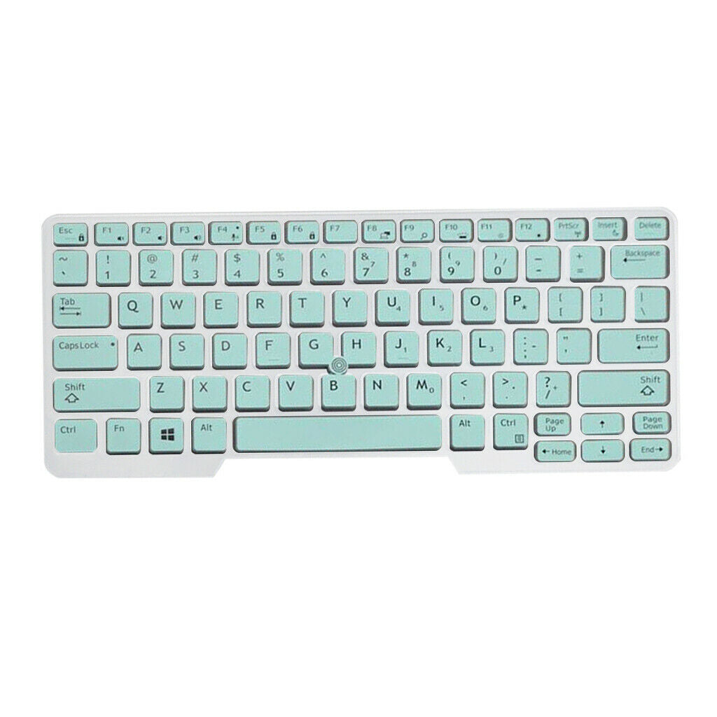Silicone Keyboard Cover Skin for Dell Latitude E5480 14in Laptop Mint Green