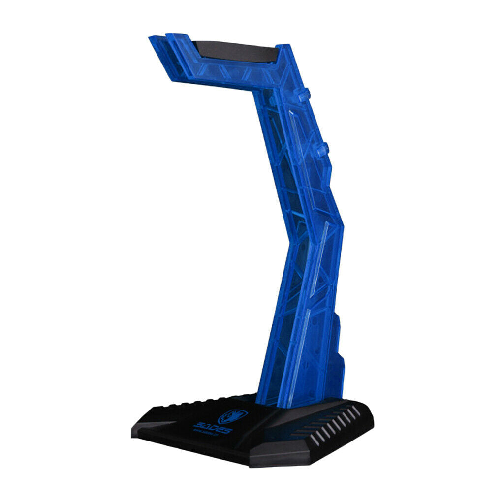 Universal Acrylic Headphone Stander Headphone Hanger Display Rack Blue