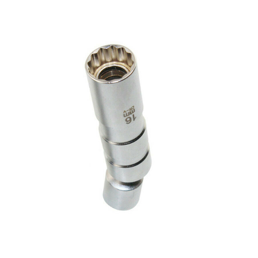 Short Style High Strength Spark Plug Socket Wrench 3/8 Drive 16MM Spark Plug US