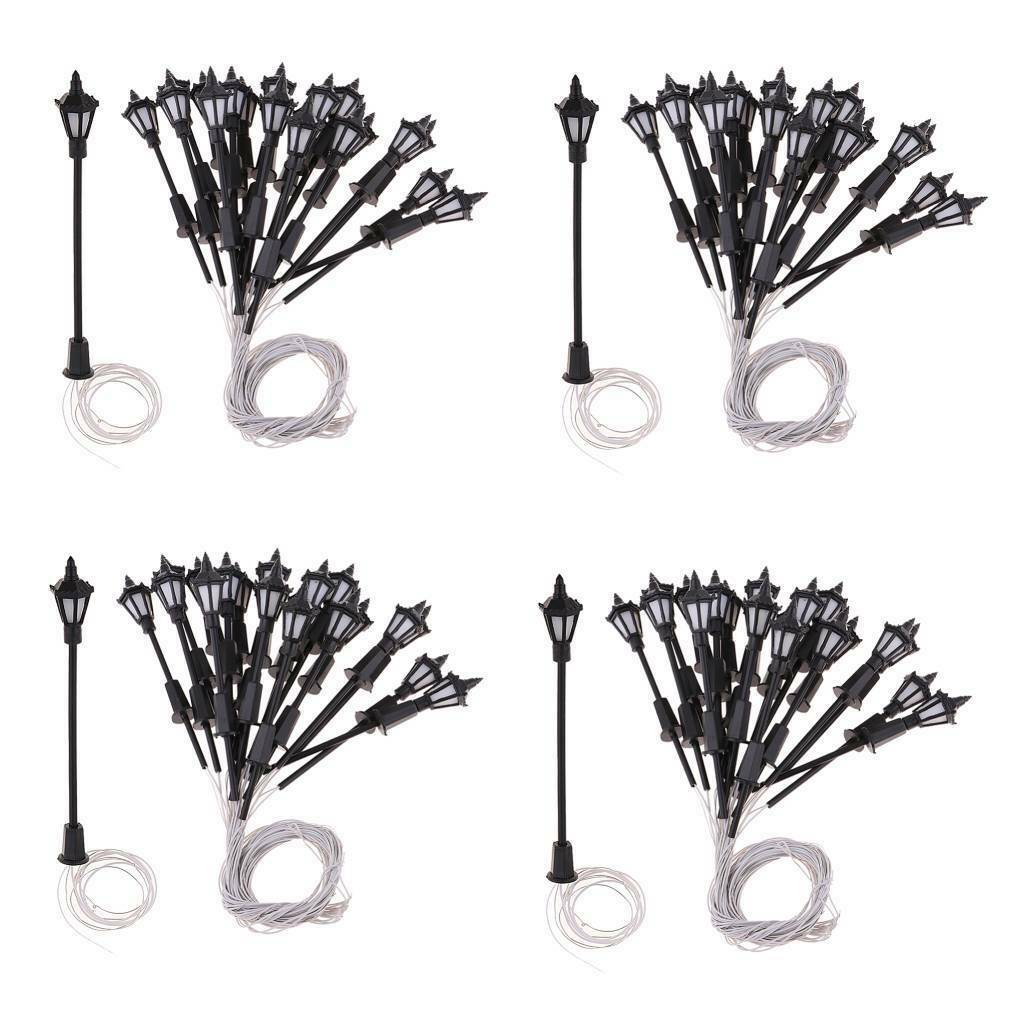 80x 65mm 1:150 Scale LEDs Lights for Street Garden Train Building Diorama