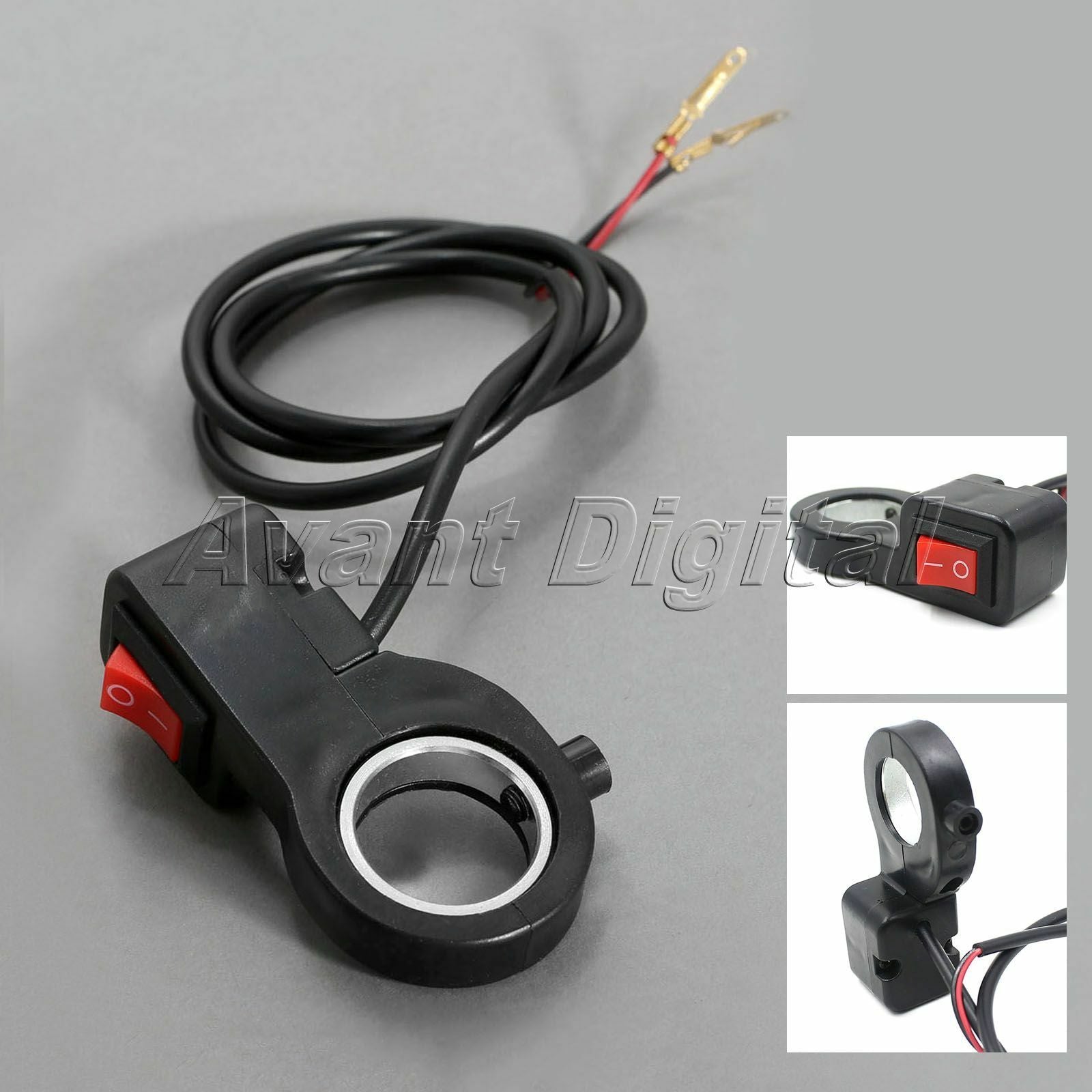 7/8 Handlebar Universal Motorcycle Scooter ATV Headlight ON-OFF Kill Stop Switch