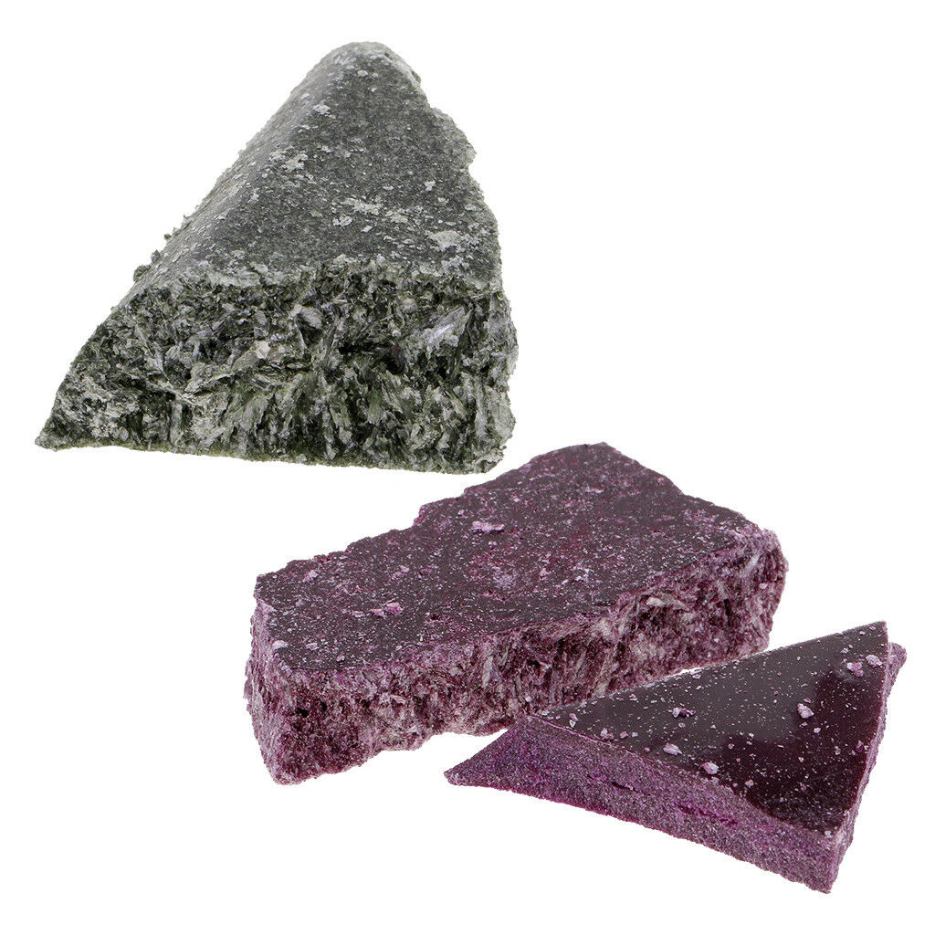2 Colors Green and Purple Candle Wax Dye Material for Making Candles DIYGift
