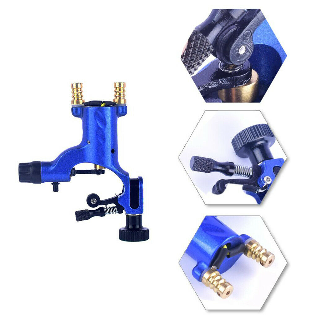 Rotary Motor Tattoo Machine Gun Tool Dragonfly Style for Liner Shader Blue
