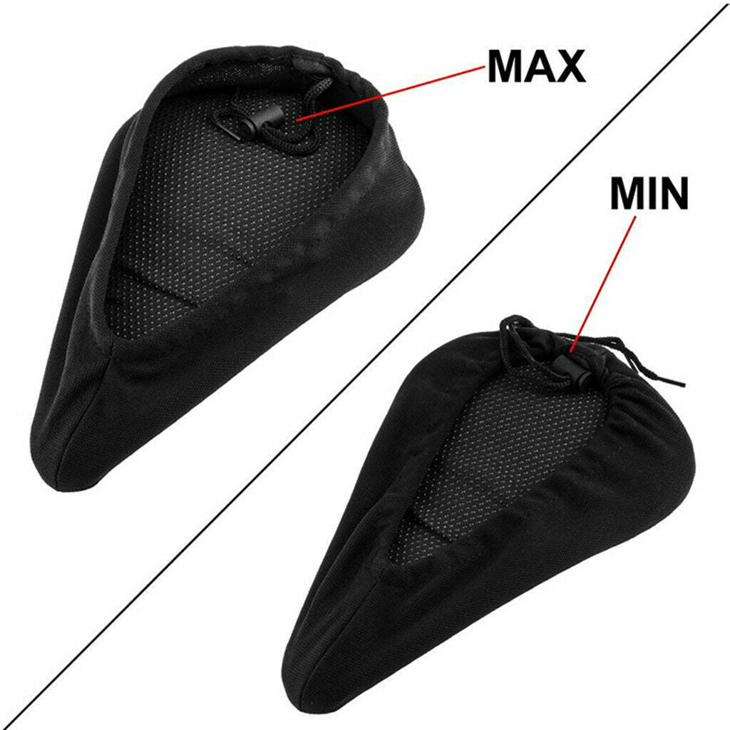 Shock Absorb Bike Seat Cover Bicycle Soft Gel Saddle Cushion Accessories