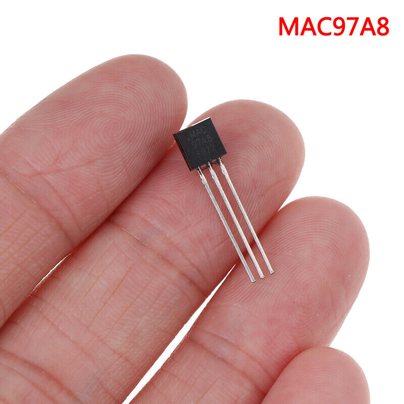 50 pcs MAC97A8 TO-92 6A 600V two-way thyristor in-line triode XjSJCA