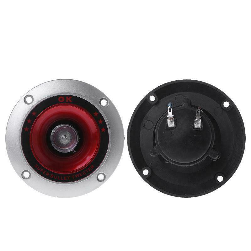 2PCS Audio Speaker Tweeter 4" Piezoelectric Loudspeaker Treble Head Driver Home