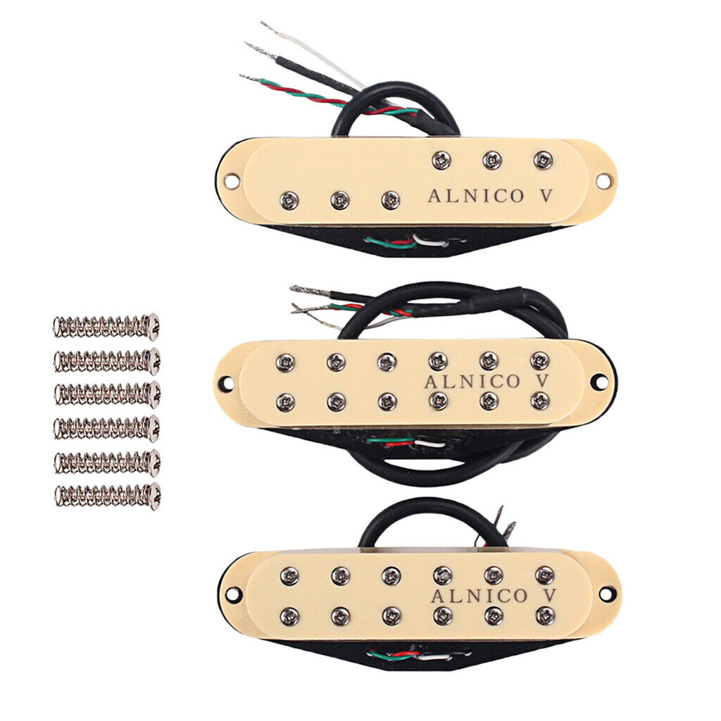 1 Set Alnico V Humbucker Pickup 48mm/50mm/52mm Set Replacement Accessory