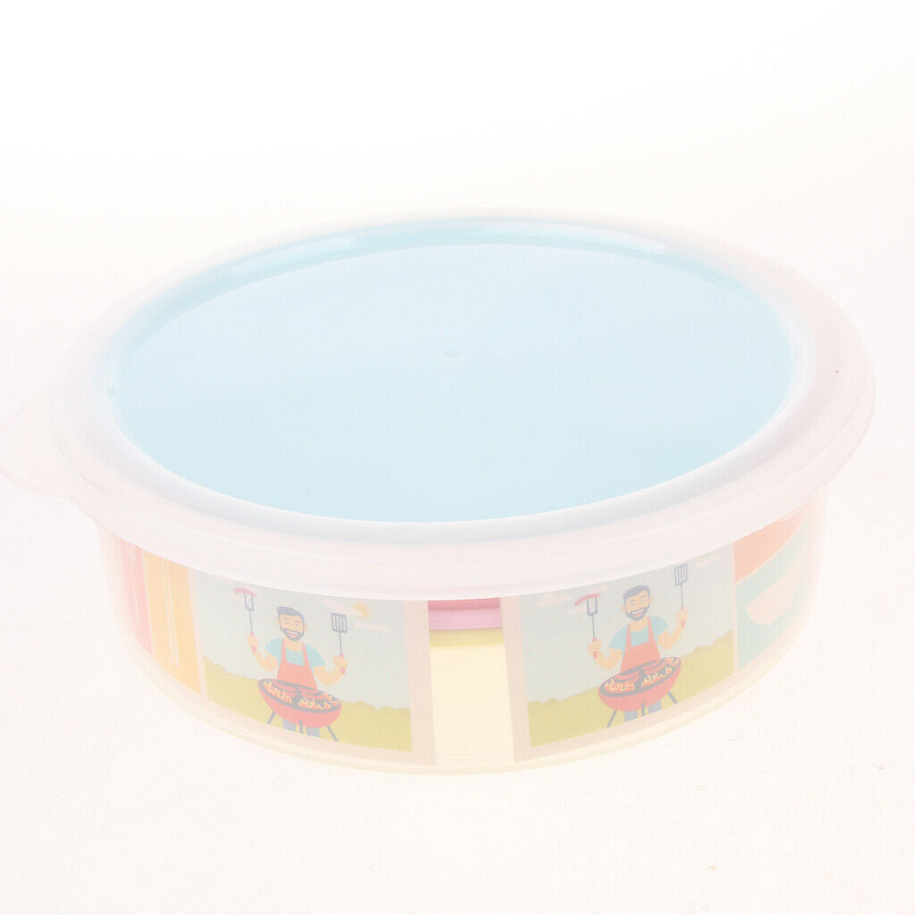 6pcs/Set Serving Plates Dishes Food Snack Sugars Container for Outdoor Camping