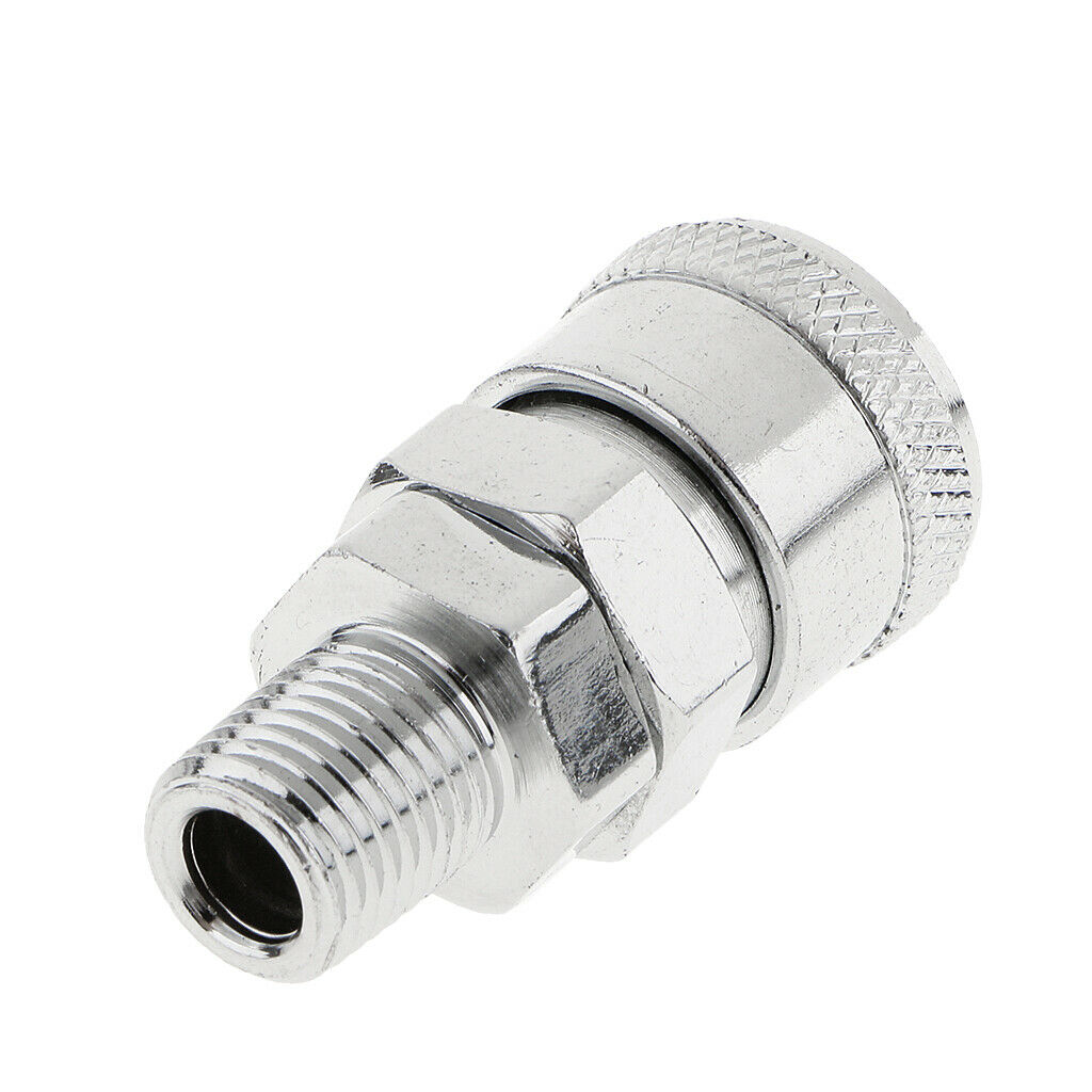 2Pcs 1/4" BSP Male Thread Air Hose Line Compressor Fitting Connector SM20