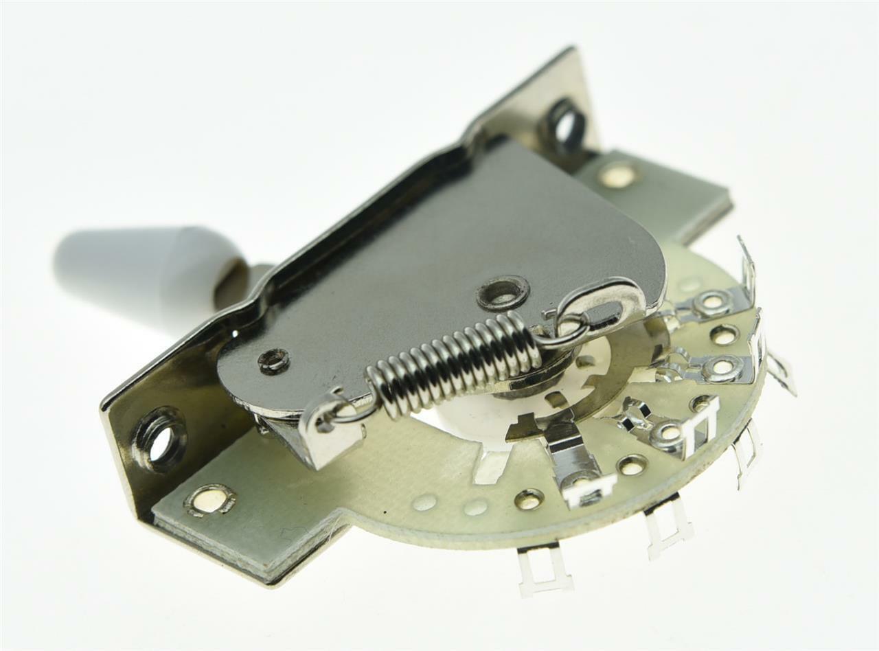 5 Way Guitar Pickup Selector Switch w/ Tips and Screws for Strat Tele Guitars