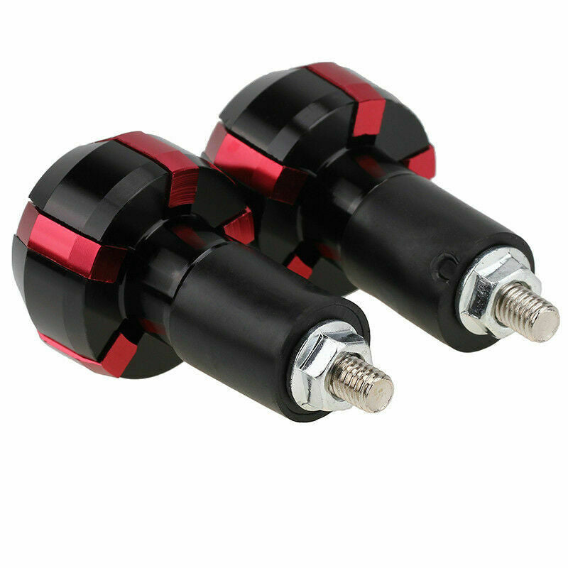 7/8" Anti-Vibration Slider Bar Cover Motorcycle Handlebar End Plugs Grip Caps