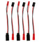 6x JST Female/Male to JR Male/Female Plug Battery Charge Conversion Cable