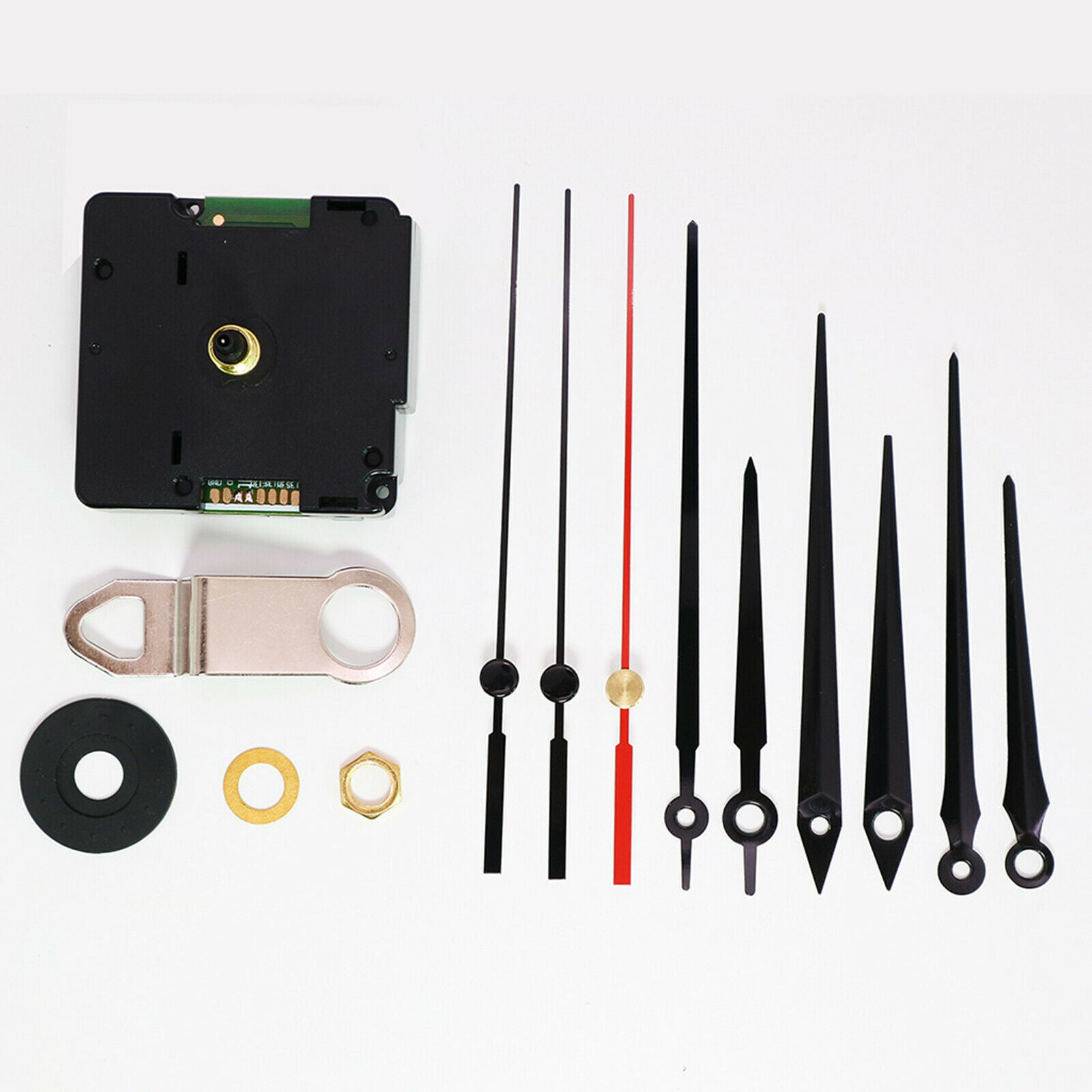 Radio Controlled Clock Movement Non Ticking with 7 Clock Hands Sets Repair