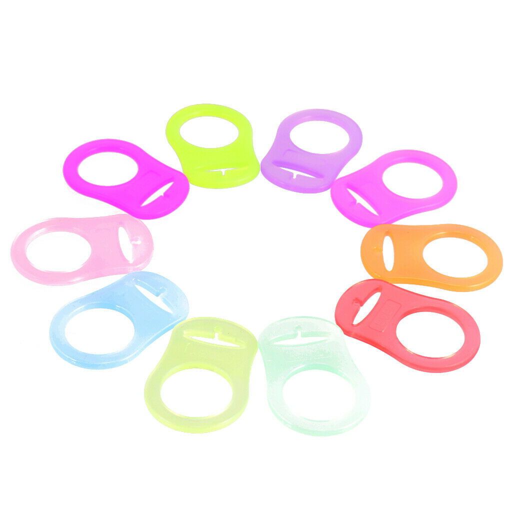 20pcs Multi Pacifier Dummy Holder Clip Dummy Ring For /KAM Soother