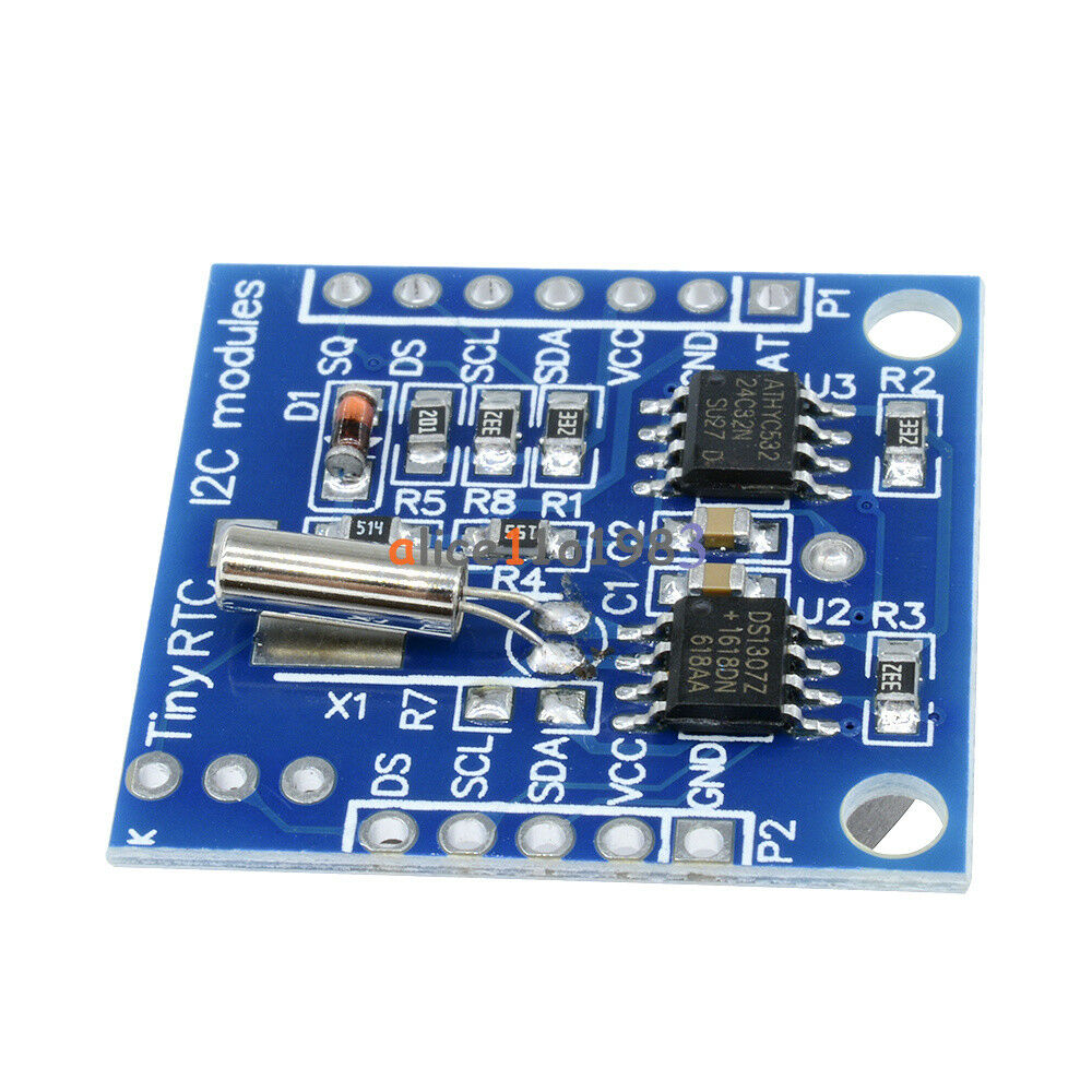2PCS Arduino I2C RTC DS1307 AT24C32 Real Time Clock Module For AVR ARM PIC SMD