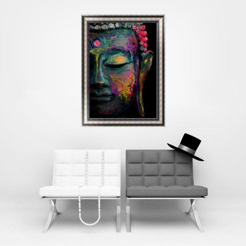 Buddha DIY 5D Diamond Embroidery Painting Cross Stitch Wall Art Home Decoration