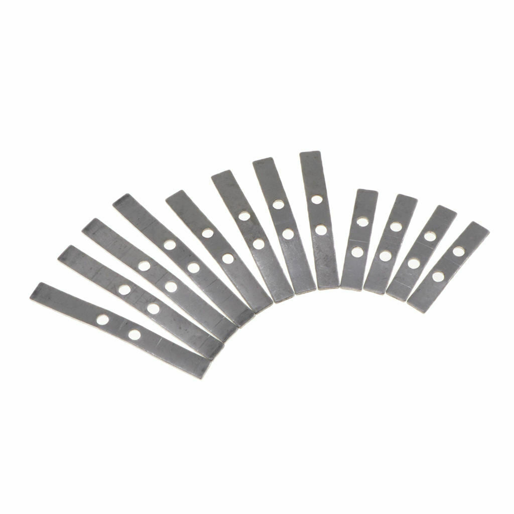 RC Hobby Truck Accessories 12 Metal Leaf Springs for WPL 1/16 Military Truck,