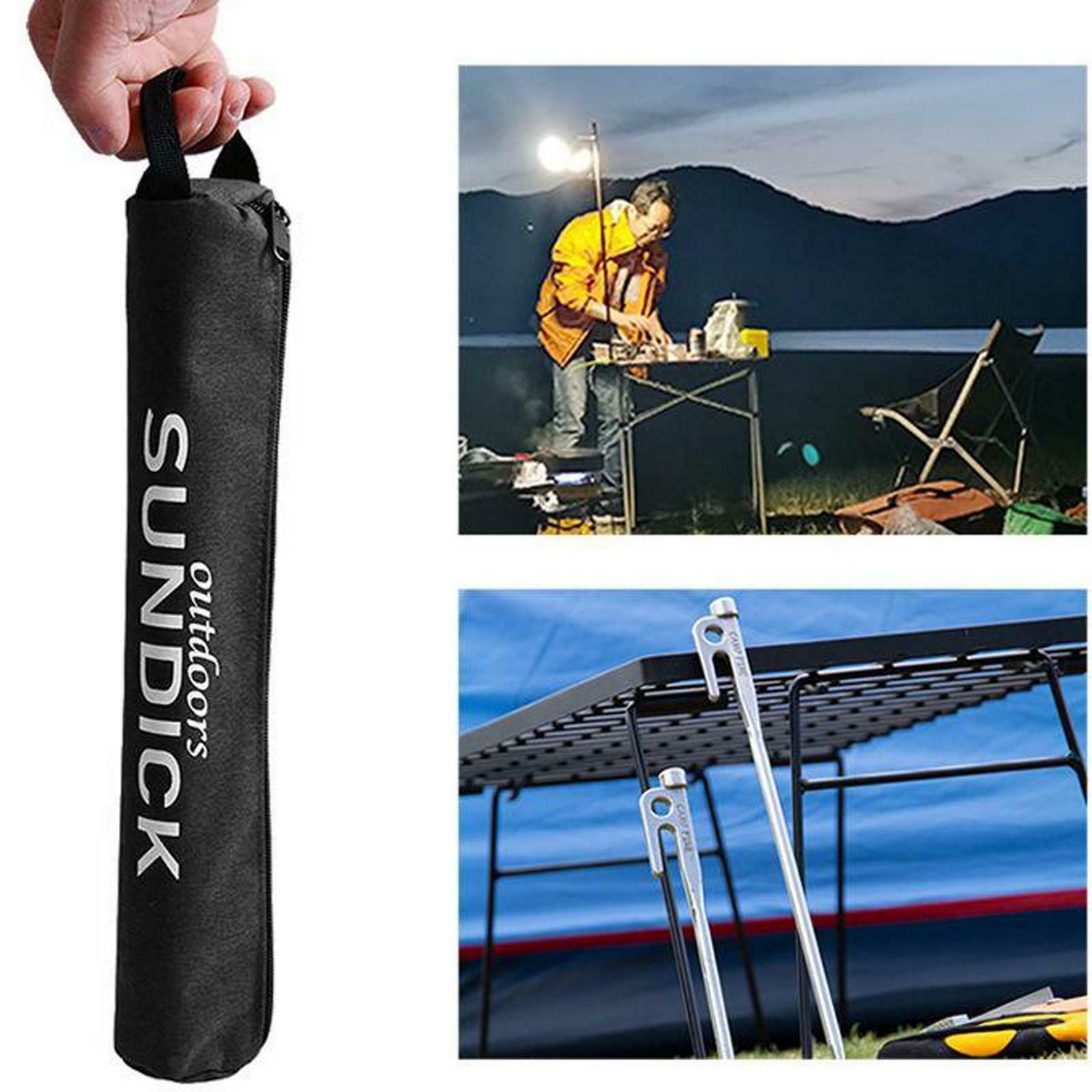 Waterproof   Tent   Peg   Nail   Holder   Stake   Storage   Zipper   Bag